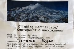11E Jerome Ryan Mount Elbrus West Main Peak Summit Climbing Certificate.jpg